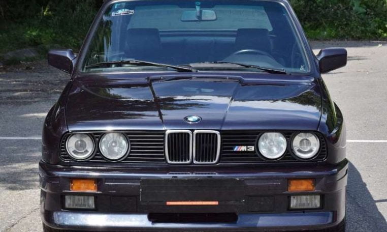 BMW M3 Cabrio E30 Macaoblauw Metallic 144000 Km Zwart Leder