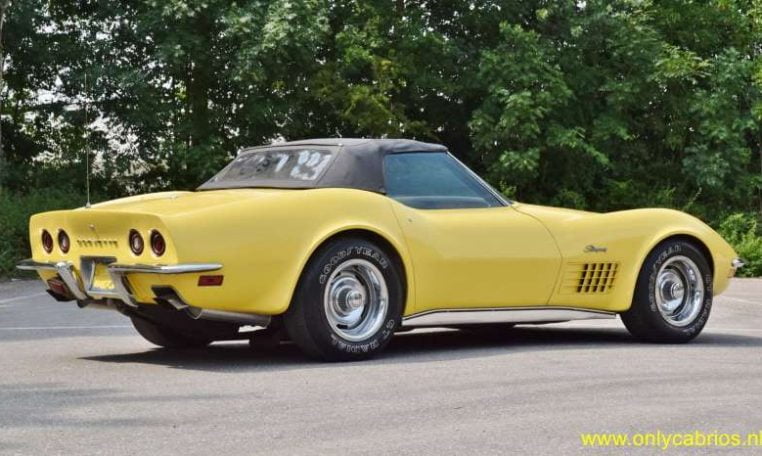 Chevrolet Corvette 1970 Geel Met Zwart Interieur