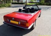 BMW 325i Cabrio E30 Zinnoberrood 140000 Km Zwart Leder