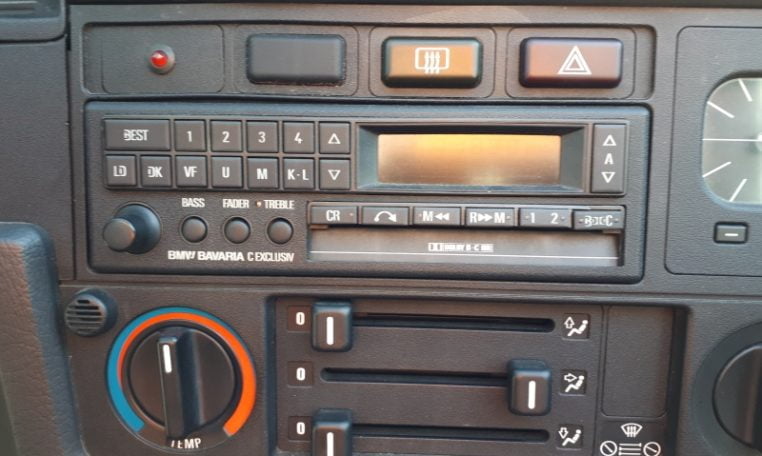 BMW 325i Cabrio E30 Zinnoberrood 140000 Km Zwart Leder