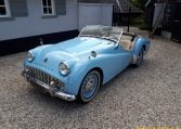 Triumph TR3A Lichtblauw Met Beige Leder