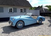 Triumph TR3A Lichtblauw Met Beige Leder