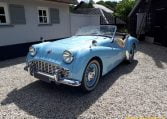 Triumph TR3A Lichtblauw Met Beige Leder