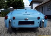 Triumph TR3A Lichtblauw Met Beige Leder
