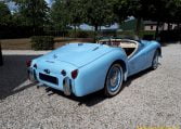 Triumph TR3A Lichtblauw Met Beige Leder