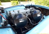Triumph TR3A Lichtblauw Met Beige Leder