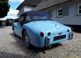 Triumph TR3A Lichtblauw Met Beige Leder