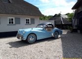 Triumph TR3A Lichtblauw Met Beige Leder