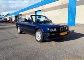 BMW 320i Cabrio E30 Mauritiusblauw Zwart Leder 206000 Km