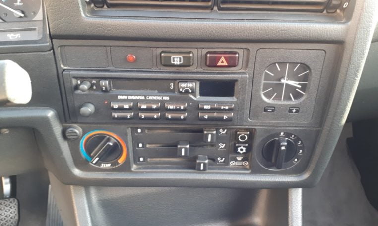 BMW 325i Cabrio E30 Diamantzwart Met Zwart Leder 107000 Km Airco