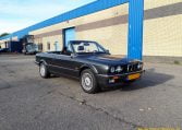 BMW 325i Cabrio E30 Diamantzwart Met Zwart Leder 107000 Km Airco