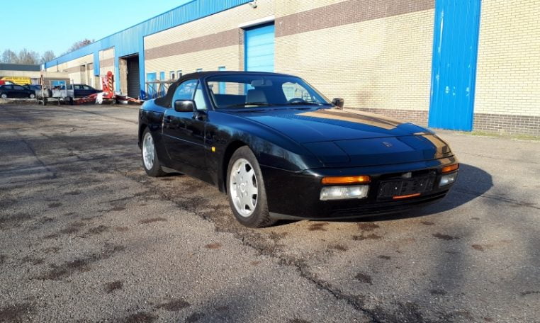 Porsche 944 Cabrio 3.0 S2 Lakzwart Met Beige Leder 173000 Km