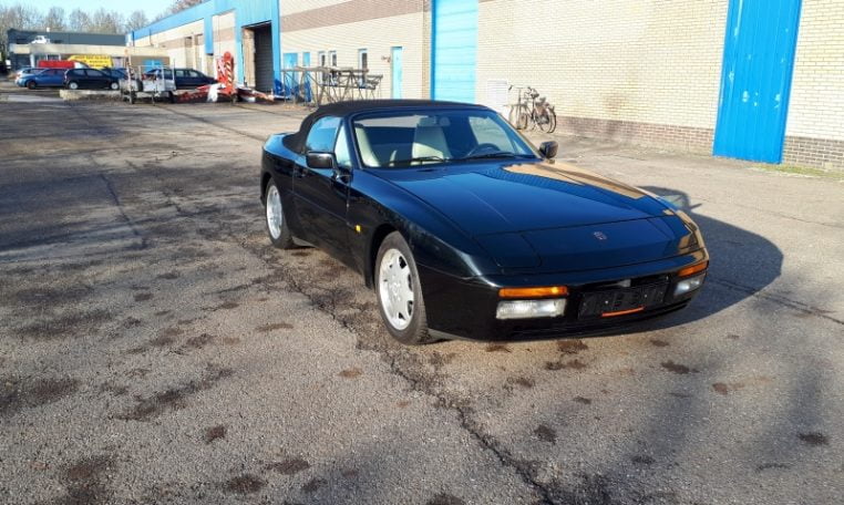 Porsche 944 Cabrio 3.0 S2 Lakzwart Met Beige Leder 173000 Km