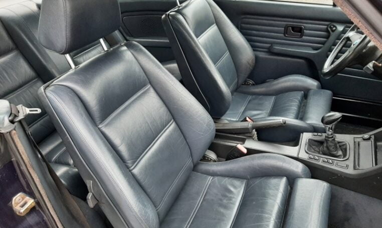 BMW 320i Cabrio E30 Blauw Met Blauw Leder 114000 Km 0