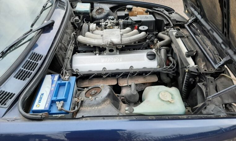 BMW 320i Cabrio E30 Blauw Met Blauw Leder 114000 Km 0