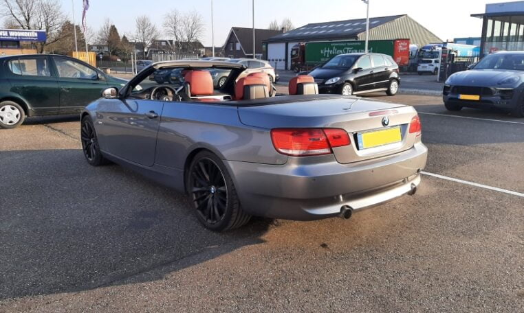 BMW 335i Cabrio Twin Turbo E93 Grijs Met Rood Leder 171000 Km 0