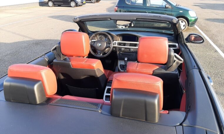 BMW 335i Cabrio Twin Turbo E93 Grijs Met Rood Leder 171000 Km 0
