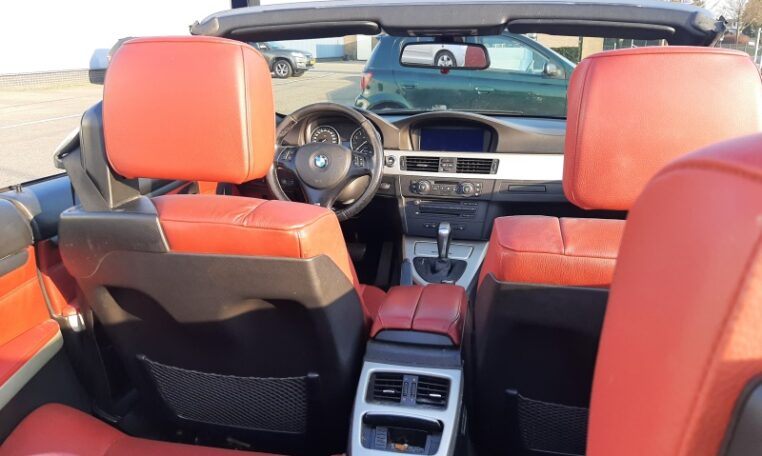 BMW 335i Cabrio Twin Turbo E93 Grijs Met Rood Leder 171000 Km 0