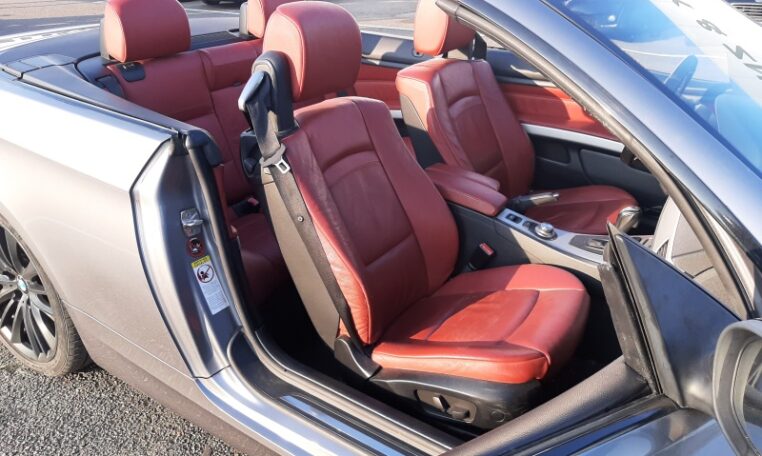 BMW 335i Cabrio Twin Turbo E93 Grijs Met Rood Leder 171000 Km 0