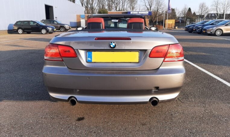 BMW 335i Cabrio Twin Turbo E93 Grijs Met Rood Leder 171000 Km 0