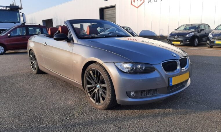 BMW 335i Cabrio Twin Turbo E93 Grijs Met Rood Leder 171000 Km 0