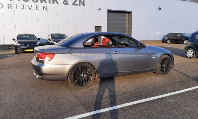 BMW 335i Cabrio Twin Turbo E93 Grijs Met Rood Leder 171000 Km 0
