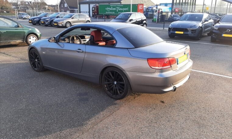 BMW 335i Cabrio Twin Turbo E93 Grijs Met Rood Leder 171000 Km 0