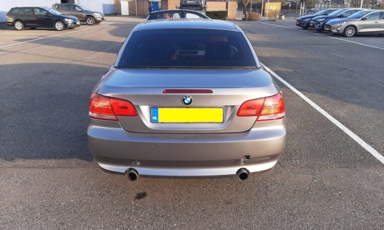 BMW 335i Cabrio Twin Turbo E93 Grijs Met Rood Leder 171000 Km 0