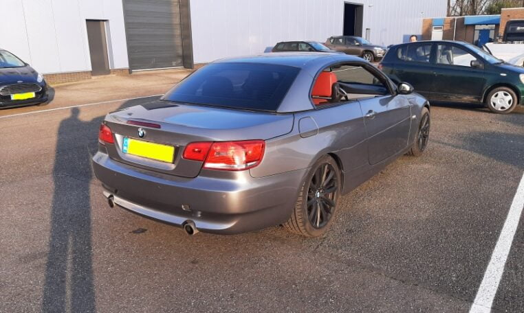 BMW 335i Cabrio Twin Turbo E93 Grijs Met Rood Leder 171000 Km 0