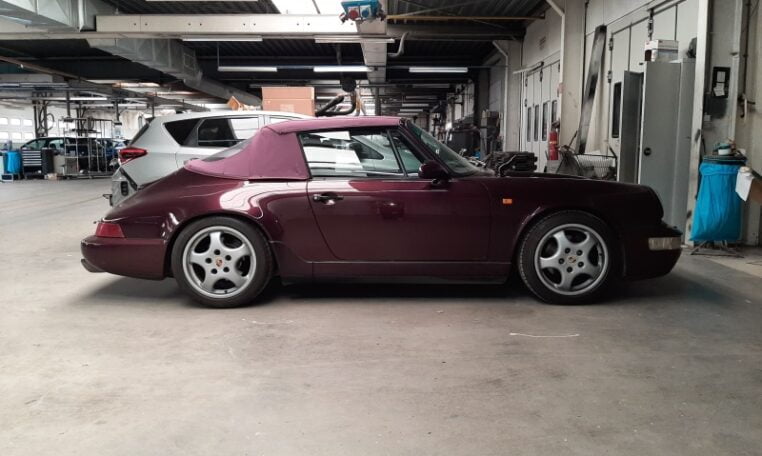 Porsche 911 (964) Cabrio Amethyst Metallic Met Paars Leder 56000 Km 0