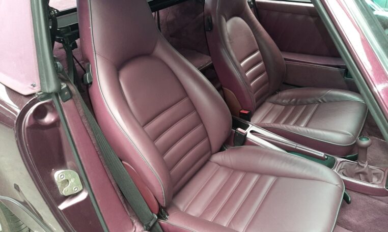 Porsche 911 (964) Cabrio Amethyst Metallic Met Paars Leder 56000 Km 0