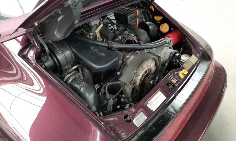 Porsche 911 (964) Cabrio Amethyst Metallic Met Paars Leder 56000 Km 0