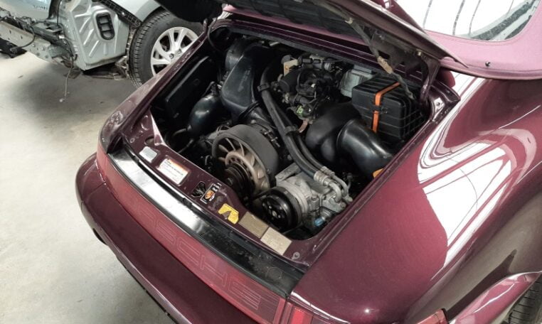 Porsche 911 (964) Cabrio Amethyst Metallic Met Paars Leder 56000 Km 0