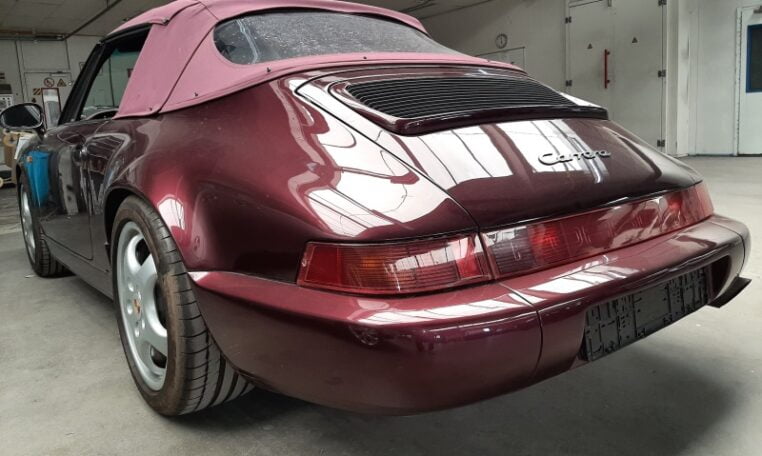 Porsche 911 (964) Cabrio Amethyst Metallic Met Paars Leder 56000 Km 0