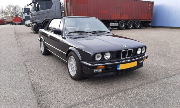 BMW 325i Cabrio E30 Diamantzwart Beige Leder CH 103000 Km 0