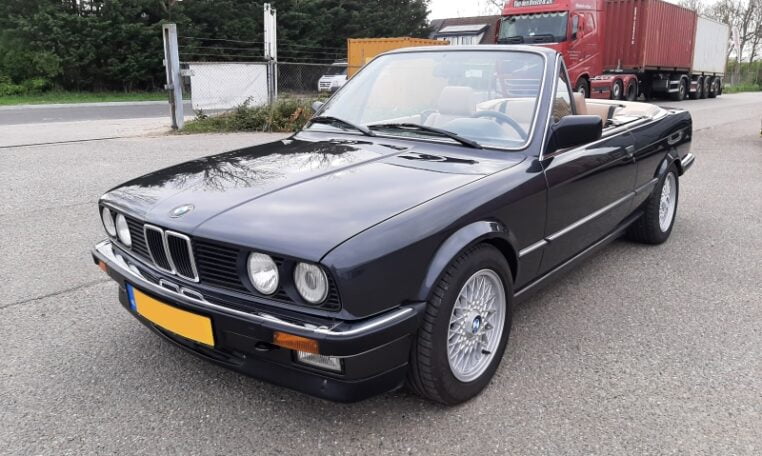 BMW 325i Cabrio E30 Diamantzwart Beige Leder CH 103000 Km 0