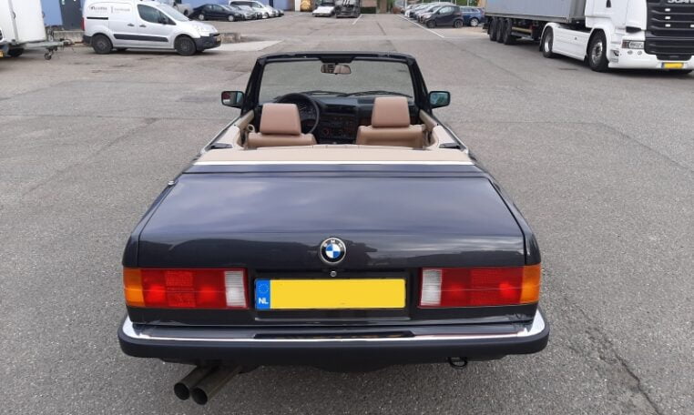 BMW 325i Cabrio E30 Diamantzwart Beige Leder CH 103000 Km 0