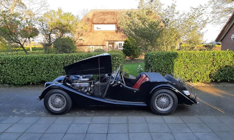 Morgen Plus 8 Zwart Met Rood Leder 63000km 0