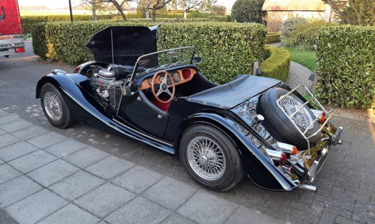 Morgen Plus 8 Zwart Met Rood Leder 63000km 0
