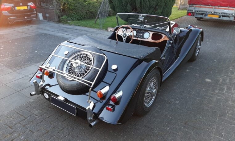 Morgen Plus 8 Zwart Met Rood Leder 63000km 0