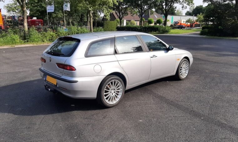 Alfa Romeo 156 2.5 V6 24V Sportwagon Zilvergrijs Met Beige Leder 160000 Km 0