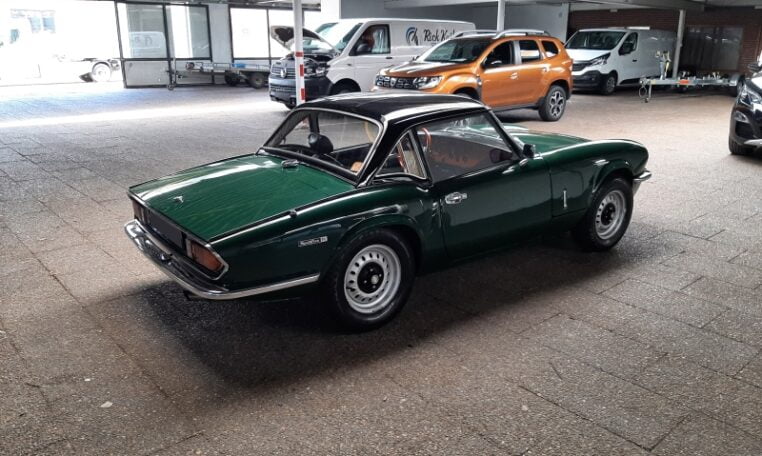 Triumph Spitfire Mk IV Donkergroen Met Zwart Kunstleder 0