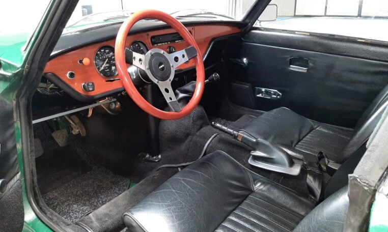 Triumph Spitfire Mk IV Donkergroen Met Zwart Kunstleder 0