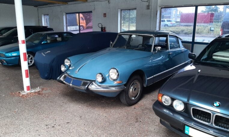 Citroën DS21 Pallas Gris Ardoise Blauw Stof Interieur 44000 Km 0