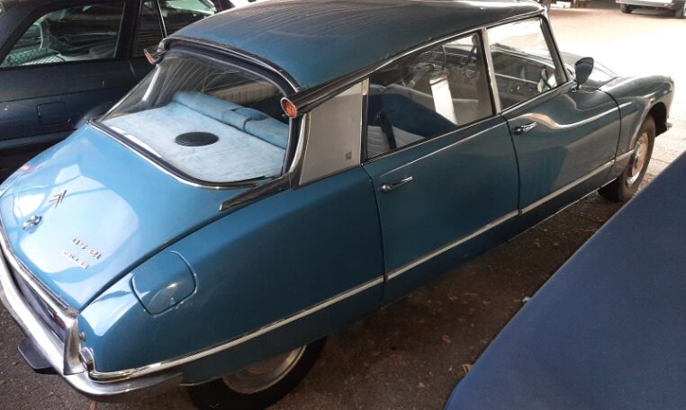 Citroën DS21 Pallas Gris Ardoise Blauw Stof Interieur 44000 Km 0