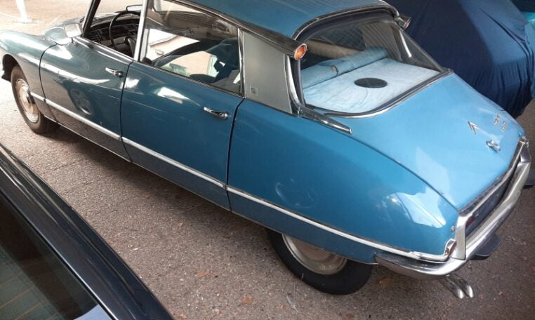 Citroën DS21 Pallas Gris Ardoise Blauw Stof Interieur 44000 Km 0