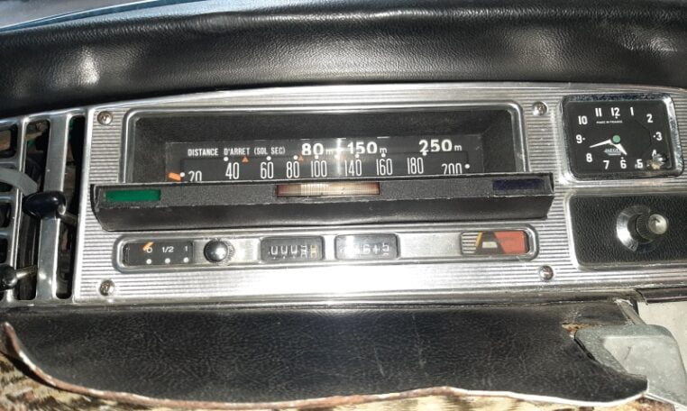 Citroën DS21 Pallas Gris Ardoise Blauw Stof Interieur 44000 Km 0