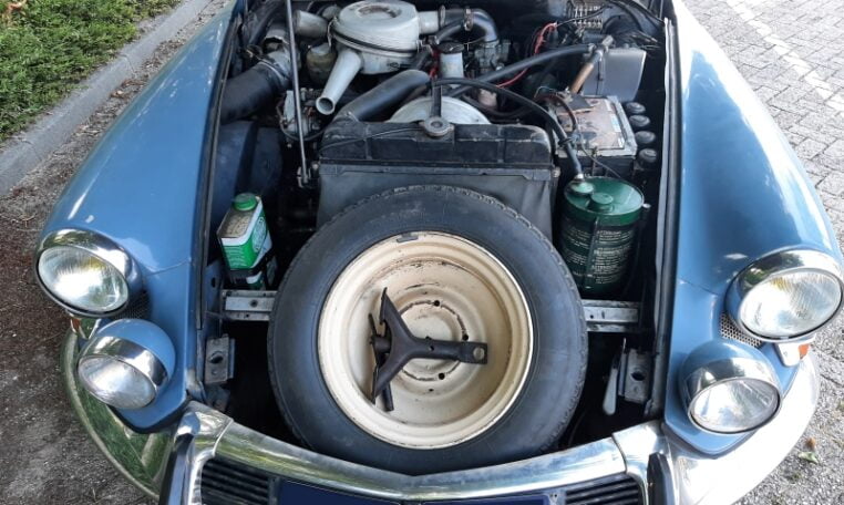 Citroën DS21 Pallas Gris Ardoise Blauw Stof Interieur 44000 Km 0