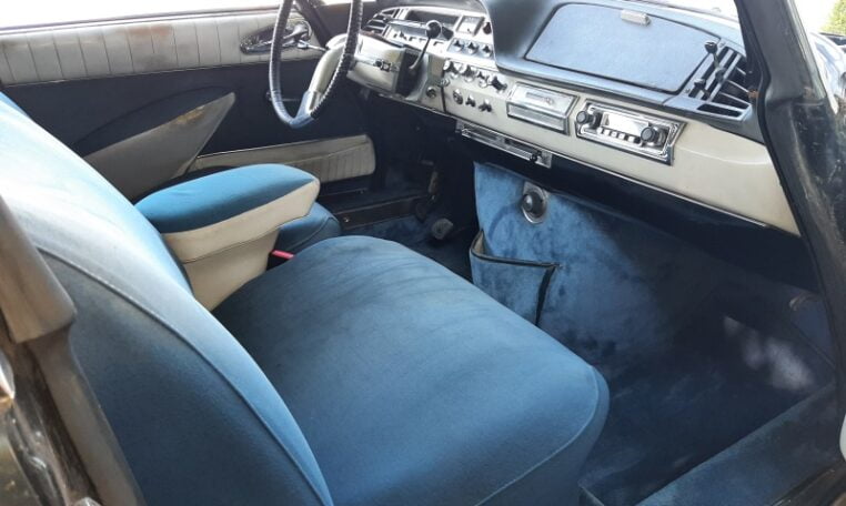 Citroën DS21 Pallas Gris Ardoise Blauw Stof Interieur 44000 Km 0