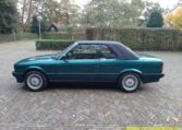 BMW 325i Cabrio E30 Lagunengrün Metallic Met Zwart Leder 130000 Km 0